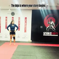 The dojo is where your story begins. The clean mats, branded wall, and inspiring decor create a space dedicated to discipline, respect, and the art of martial arts.
