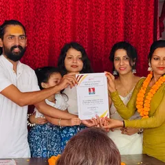 A proud moment as our graduating students receive their certificates. This is a celebration of their hard work, transformation, and the beginning of their teaching journey.