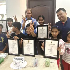 **Celebrating Our Champions Together.** Success is best when shared. Here is a glimpse from our Champions' Meet in Hyderabad, where we celebrated our students earning their Trinity College London certifications. These meetups are a wonderful part of our community, bringing our online family together.