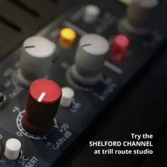 Come experience the legendary sound of the Shelford Channel for yourself. It's an incredible tool for adding warmth and power to vocals, bass, and anything else in your mix.
