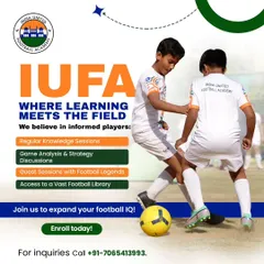 Where learning meets the field. We believe in creating informed players through regular knowledge sessions, game analysis, guest sessions with legends, and access to a football library.
