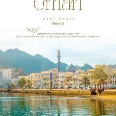 Dreaming of a wedding in Oman? I can help you experience a wedding like royalty in Muscat, with its luxurious seaside venues and warm Arabian hospitality.