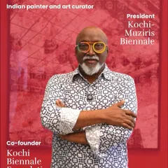 We were pleased to welcome Bose Krishnamachari, President of the Kochi-Muziris Biennale, to our gallery. This moment echoes our long-standing relationship with one of the most powerful movements in contemporary Indian art.