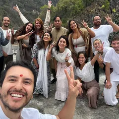 So much joy and positive energy with this amazing group at the Phool Chatti Ashram in Rishikesh. A retreat is not just about yoga, it's about the connections we make and the community we build.