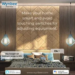 Make your home smarter and avoid fumbling for switches. With voice integration, you can adjust your bedroom lamps to the perfect brightness, like 50 percent, without ever leaving your bed.