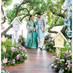 A walk to remember. For this 'Baby in Bloom' shower, I created an enchanting floral walkway, turning a simple path into a journey through a garden of dreams. It’s these moments of quiet beauty that make a celebration truly special.