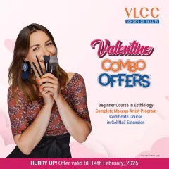 Another Valentine's combo offer, combining a beginner's course in Esthiology with the Makeup Artist Program and a certificate in Gel Nail Extension.