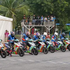The starting grid is buzzing with energy during the EV Racing Festival we hosted. We provide a professional venue for all kinds of motorsport events, from corporate outings to national competitions.