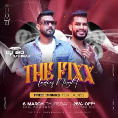 Another Ladies Night flyer, this time sharing the console with DJ Shivaji. We always bring the energy.
