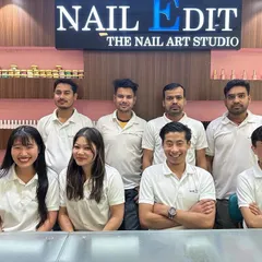 A snapshot of our professional and friendly team at the Nail Edit studio. We work together to ensure every client leaves with beautiful nails and a great experience.
