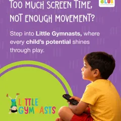 Worried about too much screen time? Our Little Gymnasts program is the perfect antidote, offering a space where every child's potential can shine through active, engaging play.