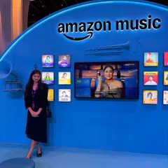 Another picture from the Wave Summit, this time at the Amazon Music stall. It was an extraordinary event, and I'm so grateful to have been there.