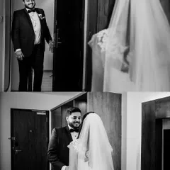 The emotional "first look" is one of my favorite moments to capture, full of anticipation and love.