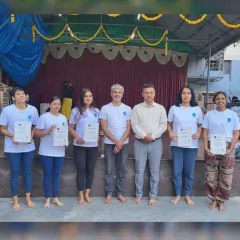 Another group of our successful TTC graduates, beaming with accomplishment. We wish all our aspiring teachers the very best as they embark on their journey to share the light of yoga with the world.