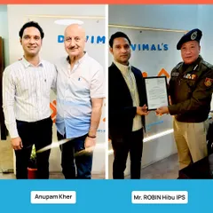 We are privileged to work with esteemed personalities like actor Anupam Kher and IPS officer Robin Hibu. Their trust in our physiotherapy services for their health and wellness is a responsibility we hold with great pride.