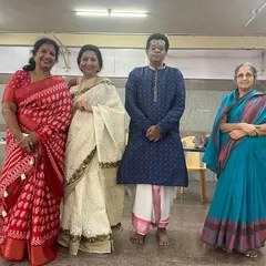 Posing with my colleagues at the music teachers meet. These discussions are vital for addressing the concerns of educators and ensuring the quality of music instruction.