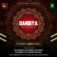 This was a proper "Disco Dandiya Night" where I was part of a lineup of DJs to keep the Garba energy going all night long.