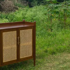 A detailed look at the Ballygunge Console Series, showcasing the fine craftsmanship, brass hardware, and versatile configurations we can create for bespoke storage units like credenzas, TV consoles, and sideboards.