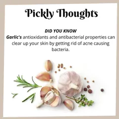 Here's a little fact about garlic, an ingredient I use generously. Its natural antibacterial properties are not just good for flavour but also have health benefits, which is why it's a staple in my kitchen.