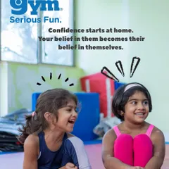 Confidence starts at home, and your belief in them becomes their belief in themselves. Here at the gym, we partner with you to cheer them on as they grow into joyful, unstoppable kids.