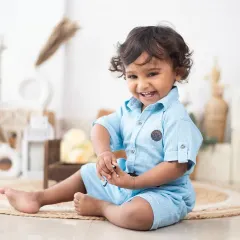 This little boy's joyful energy is contagious. Our studio is a safe space for toddlers to explore and play while we capture their spirit.