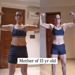 As a mother of a 15-year-old, this client shows what is possible with consistency. She built lean muscle and incredible strength, proving that motherhood can be a source of motivation, not a limitation.