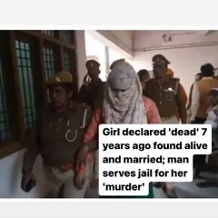 A shocking case from Uttar Pradesh where a man was jailed for the "murder" of a girl who was later found alive. This case highlights the potential for grave miscarriages of justice and the need for thorough investigation.