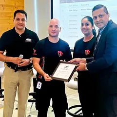 Our team was honored by ASIS International for completing a 3-day self-defense training program for underprivileged girls. Success is the courage to continue making a difference.