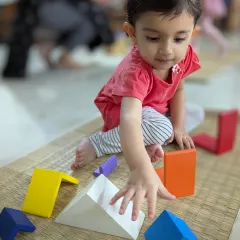 I wanted to share a moment that truly warmed my heart. One of our alumni, Advaith, returned not for himself, but to walk his little sister into her very first day. He stayed by her side, showing her the materials and making this new space feel like home.