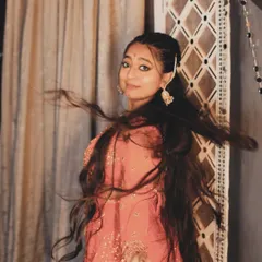 Another shot with a hair toss from the 'Jhanjhariya' shoot. Capturing movement in a still photo is an art.
