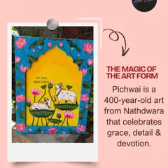 Pichwai is a 400-year-old art form from Nathdwara that celebrates grace and devotion. My classes make this ancient art accessible to everyone.