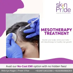 Mesotherapy is a treatment that delivers essential vitamins and nutrients directly to your scalp. This procedure nourishes the scalp and revives the roots, promoting healthy and strong hair growth.