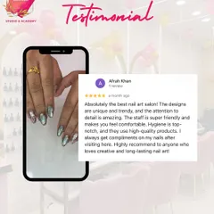 I'm so glad this client highlighted our hygiene and trendy designs. Keeping up with what's new while maintaining the highest standards of cleanliness is a non-negotiable for me and my team.