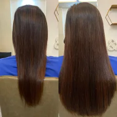 From shorter, thinner hair to long, luxurious locks. This client's transformation was achieved using permanent tape-in extensions for a seamless result.