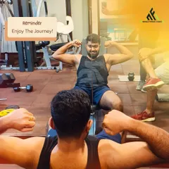 A quick reminder to enjoy the journey. Seeing my clients smile while flexing their hard-earned muscles is the best part of my job. Fitness is about celebrating every milestone, big or small.