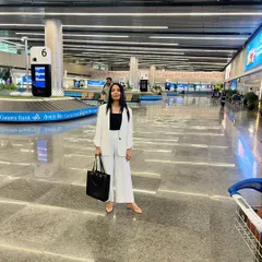 At the airport after a whirlwind trip to Lucknow. Juggling work in multiple locations is the reality of my practice, but technology makes it possible to stay on top of every case.