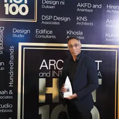 I was thrilled to be recognized among the Hot 100, a list of the top 100 architects in India by Architect and Interiors India magazine.