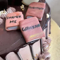 For the bookworm in your life! I created these tiny, edible fondant books featuring the birthday girl's favorite titles. It's all in the little details.
