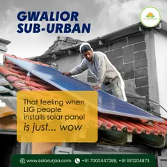 That feeling when families in LIG (Lower Income Group) communities install solar panels is just wow. We are committed to making solar accessible to everyone in Gwalior and beyond.