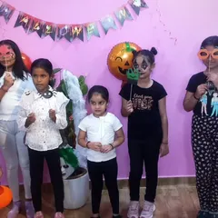 Celebrating Children's Day with a fun Halloween-themed party for the kids.