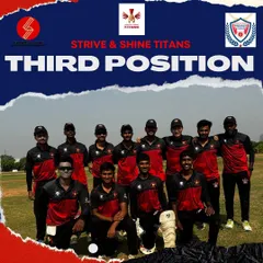 Congratulations to the Strive & Shine Titans for securing the third position in the SSPL 2024. A great team effort.