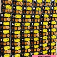 Another view of the 60 meal boxes, showing my capacity to handle large orders for special observance days.