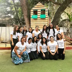 After two long years, we were thrilled to be back for in-person training days. Here is our amazing team of dedicated educators, or Playmakers, ready to bring another year of joyful childhoods to life.