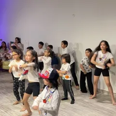 A snapshot from our summer camp talent show, where our students performed for their parents. It's a day filled with pride, applause, and lots of encouragement for our little performers.