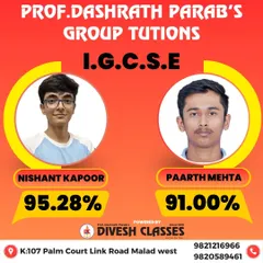 Our I.G.C.S.E. students have achieved outstanding results. Congratulations to Nishant Kapoor and Paarth Mehta for their brilliant performance, a result of personalized coaching and rigorous preparation.
