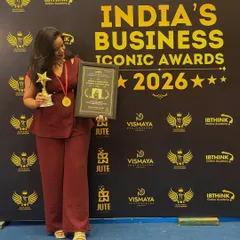 Our founder proudly holding the award and certificate. This motivates us to keep creating more happiness and unforgettable moments.