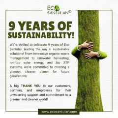 We are thrilled to celebrate 9 years of leading the way in sustainable solutions. A big thank you to our customers, partners, and employees for their commitment to a greener world.