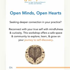 This workshop is a space for open minds and open hearts. It is for those seeking a deeper connection in their practice, offering a safe community to explore, learn, and grow on your journey of self-discovery.
