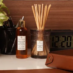 Create a productive and stress-free work environment with the right scent. Our Himalayan Cedar & Patchouli reed diffuser, with its woody and calming notes, is perfect for office cabins and workspaces to help improve focus.