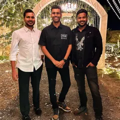 More happy faces from a destination wedding in Rajkot. It's a joy to be part of the festivities and create a fun, memorable experience for the wedding party and their guests.